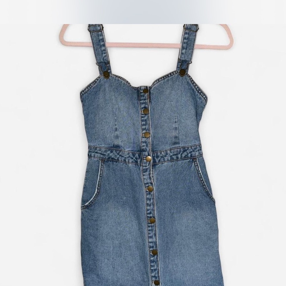 Billabong Blue Denim Mini Dress